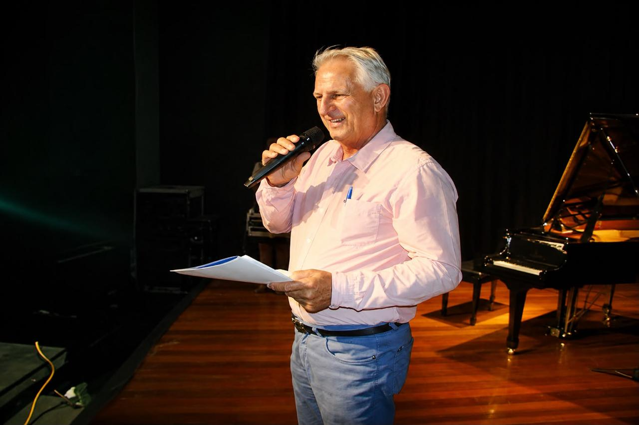 Airton Gurgacz discursando em evento do Projeto Fundação Cultural de Ji-Paraná