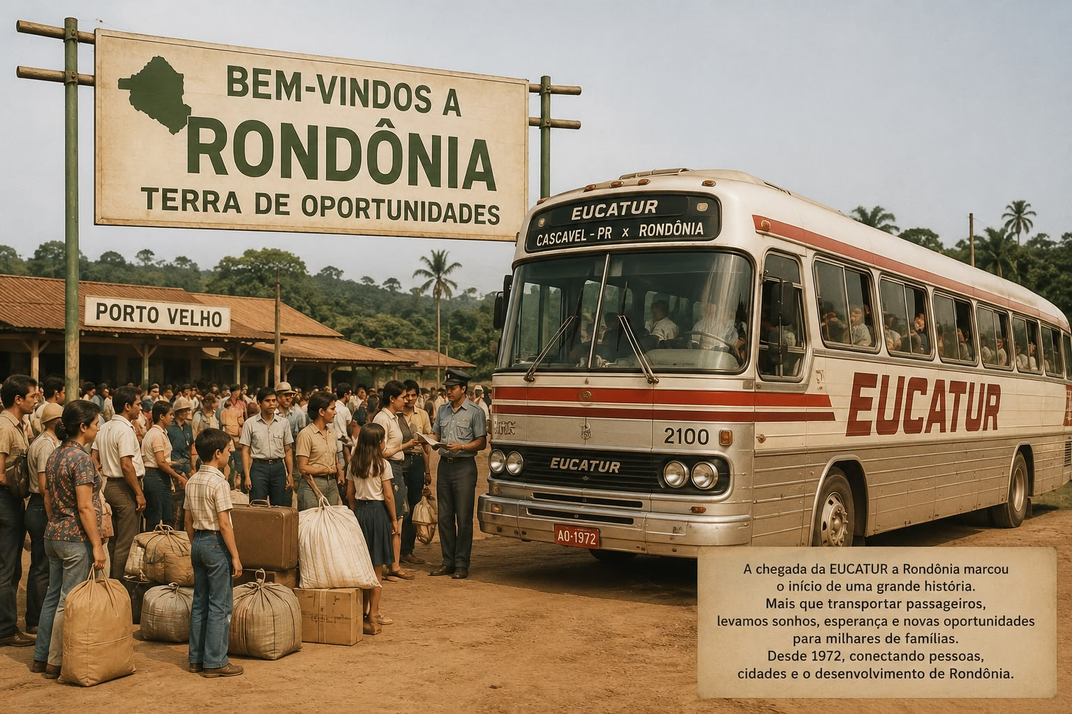 A chegada da Eucatur a Rondônia
